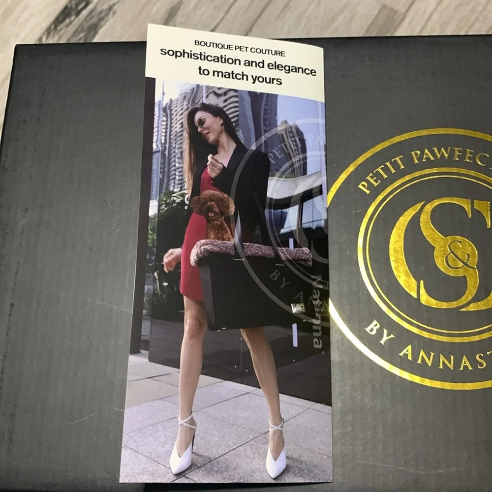 Petit Pawfection by Anastasia Scotch & Co. High End Pet Handbags Brand New